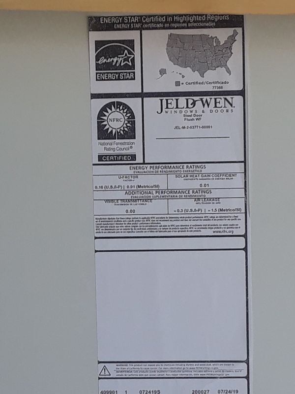 Jen Weld exterior steel door for Sale in Melbourne, FL - OfferUp
