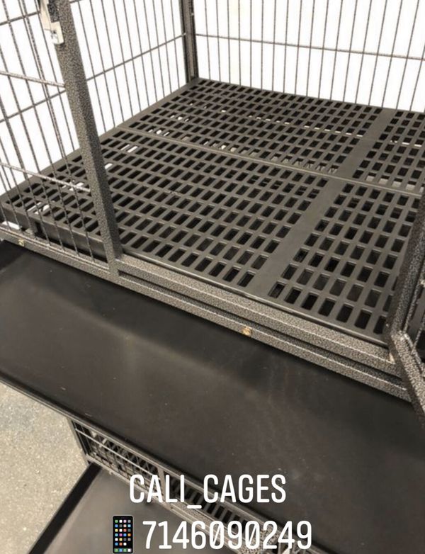 Dog pet cage kennel size 37” with plastic floor grid new in box for