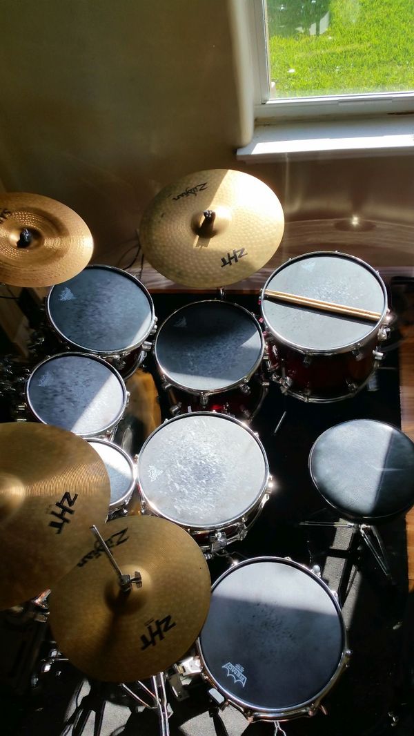 Pdp X7 Maple Drum Kit Matching Heads Lots Of Goodies For Sale In Durham Nc Offerup - pdp x7 drums roblox