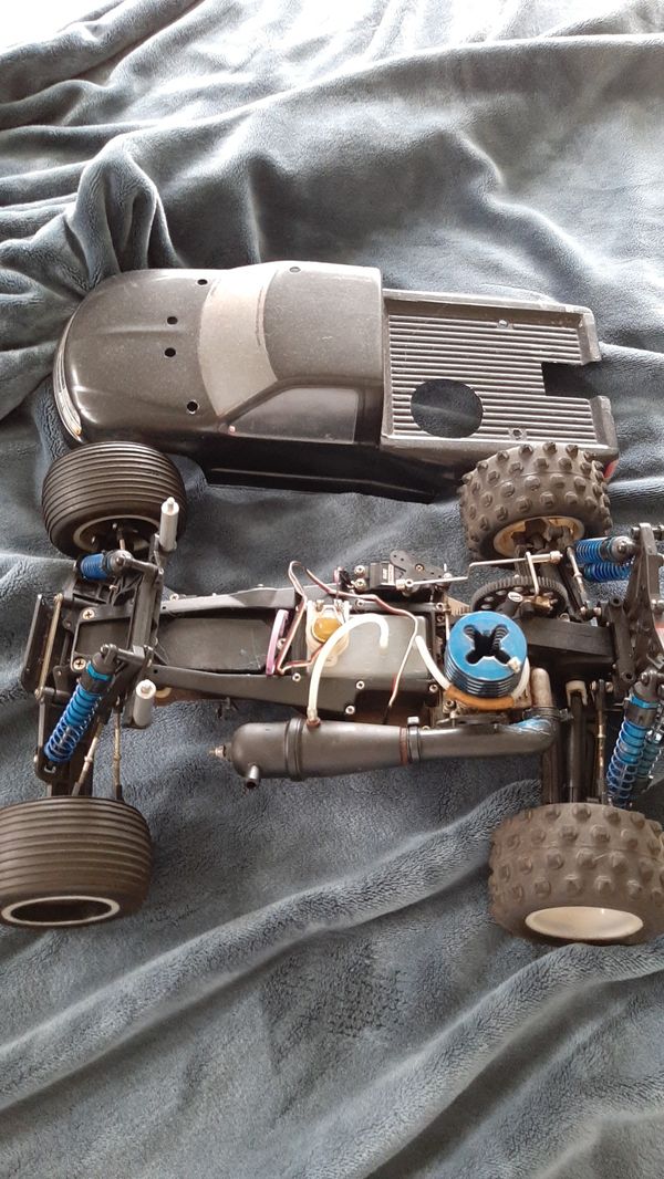 gas powered rc tractor trailer