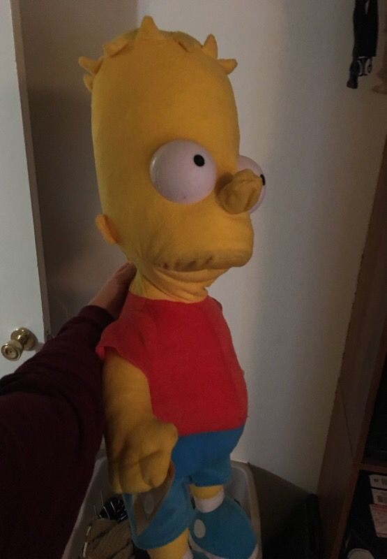 plush bart simpson