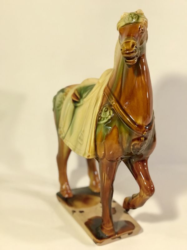 war horse figurine