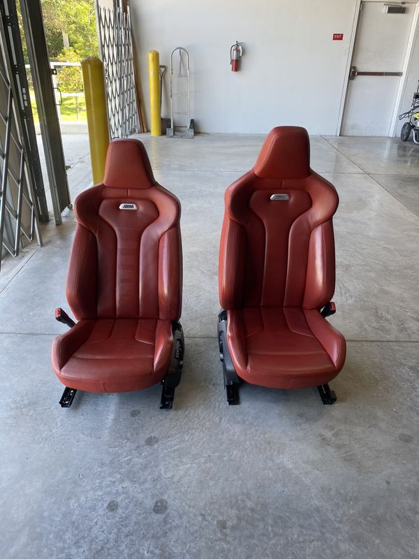 F80 & F30 BMW M3 Merino red *HEATED* front driver seat for Sale in Miami, FL OfferUp