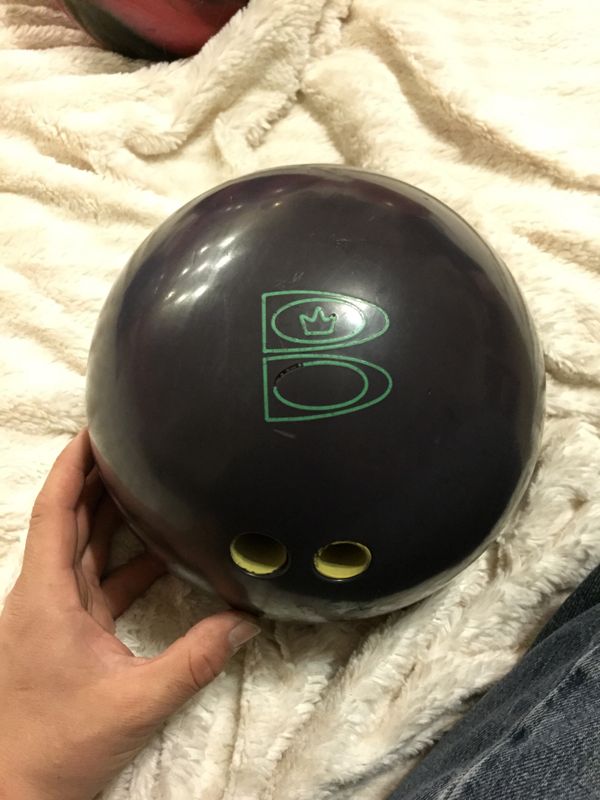 Rhino pro purple 15.4 Brunswick bowling ball for Sale in Winchester, CA