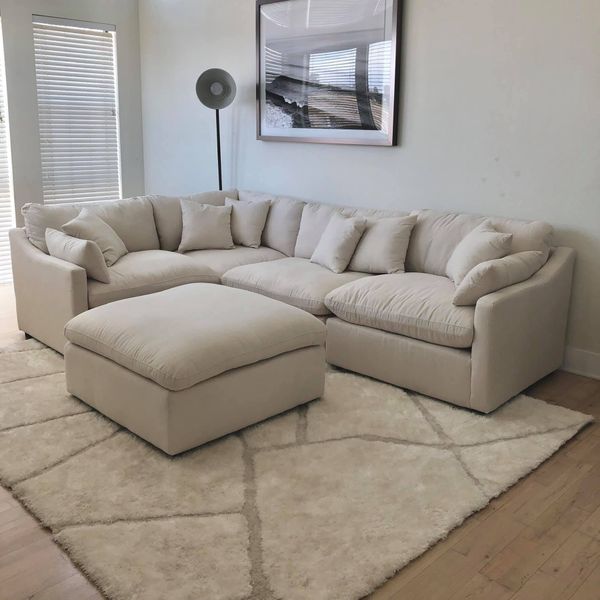 RESTORATION HARDWARE STYLE CLOUD SECTIONAL SOFA COUCH MODULAR BRAND NEW