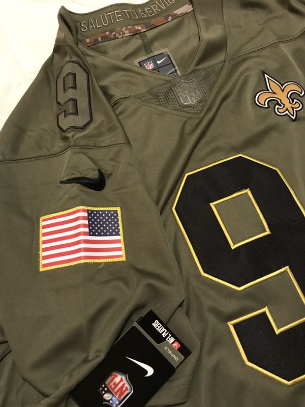 salute to service drew brees jersey