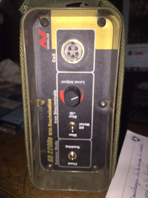 Minelab SD2200/D PI metal detector for gold nuggets hunt