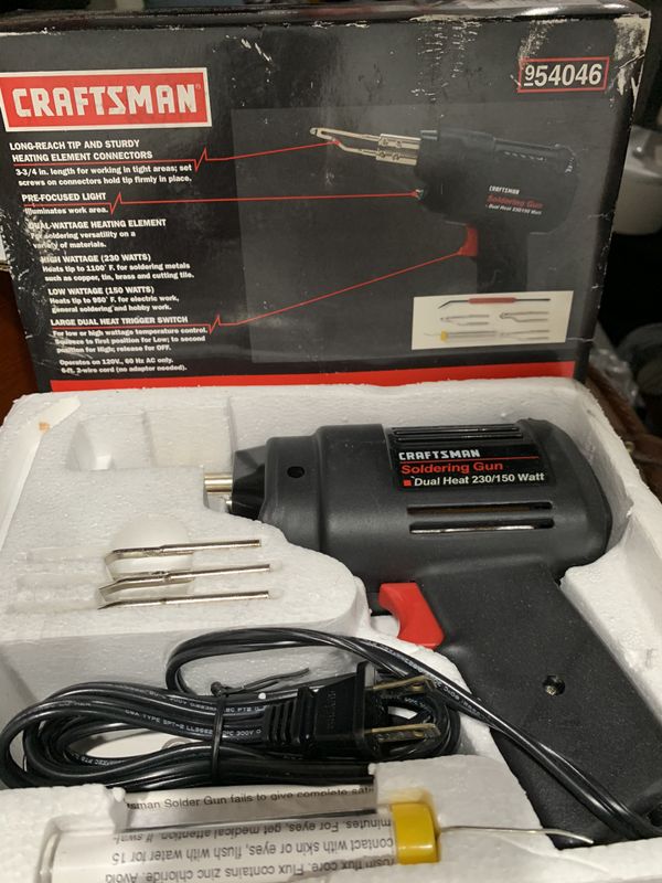 Craftsman Solder Gun 150/230 watt Replaceable Heating Element 54046 for