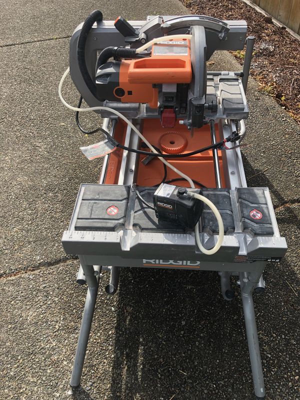 Ridgid R4092 10 in. Wet Tile Saw for Sale in Renton, WA OfferUp