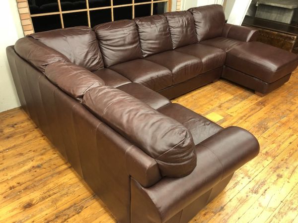 chateau d ax leather sectional sofa by divani