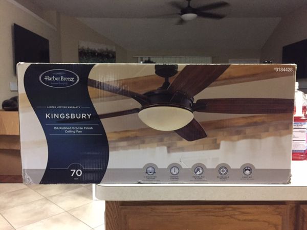 Kingsbury Ceiling Fans New In Box With Remote Control For A