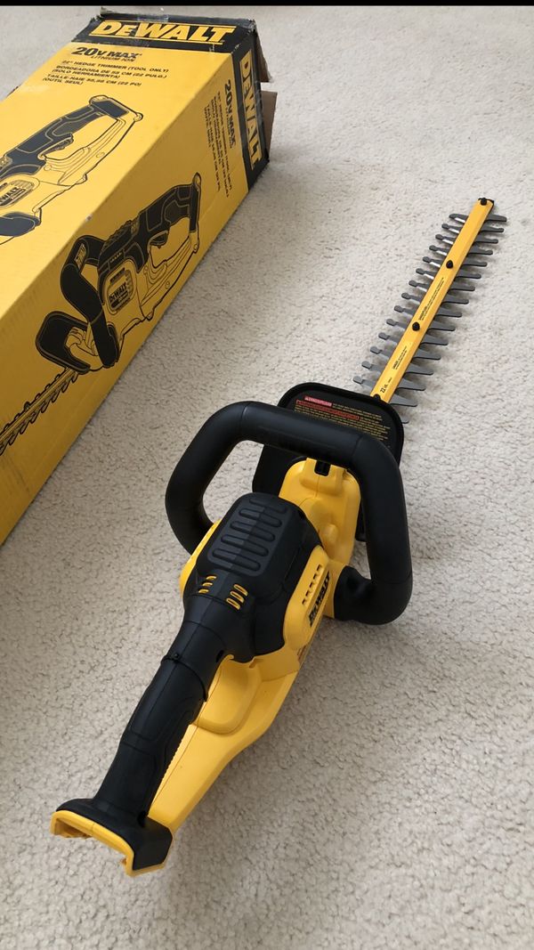 dewalt cordless hedge trimmer review