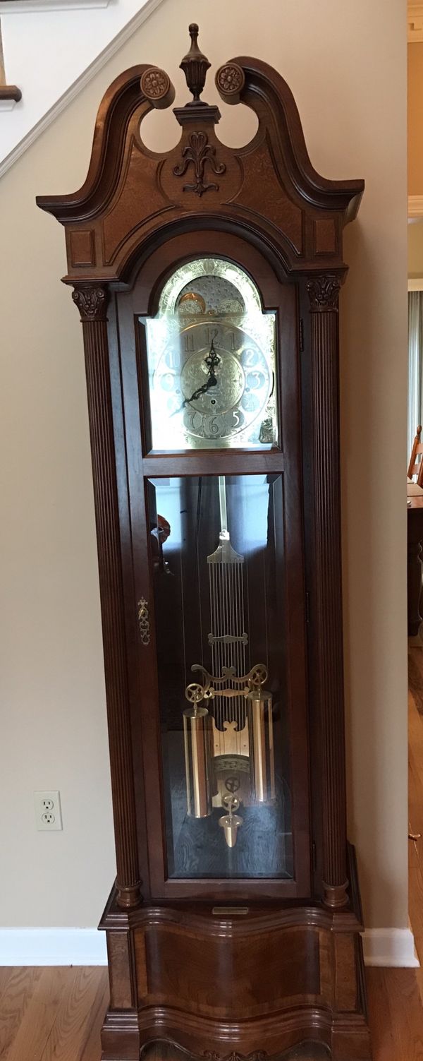 Ridgeway Grandfather Clock Cherry Wood for Sale in Gibsonia, PA OfferUp
