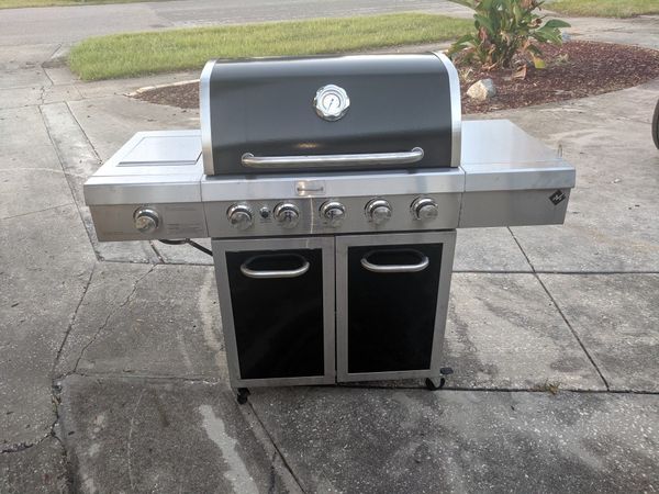 5 burner members mark grill