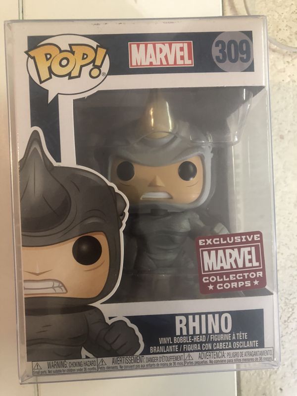 rhino pop figure