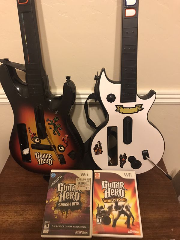 guitar hero world tour guitar kit wii