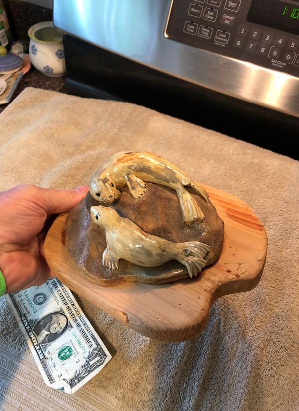 Alaska native art vintage seals ceramic pottery for Sale in Edmonds, WA