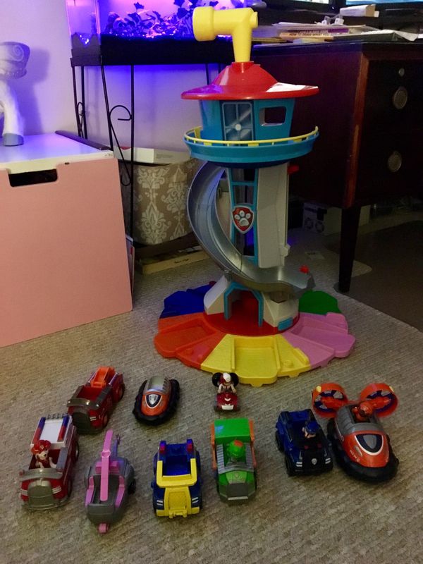3ft tall paw patrol tower