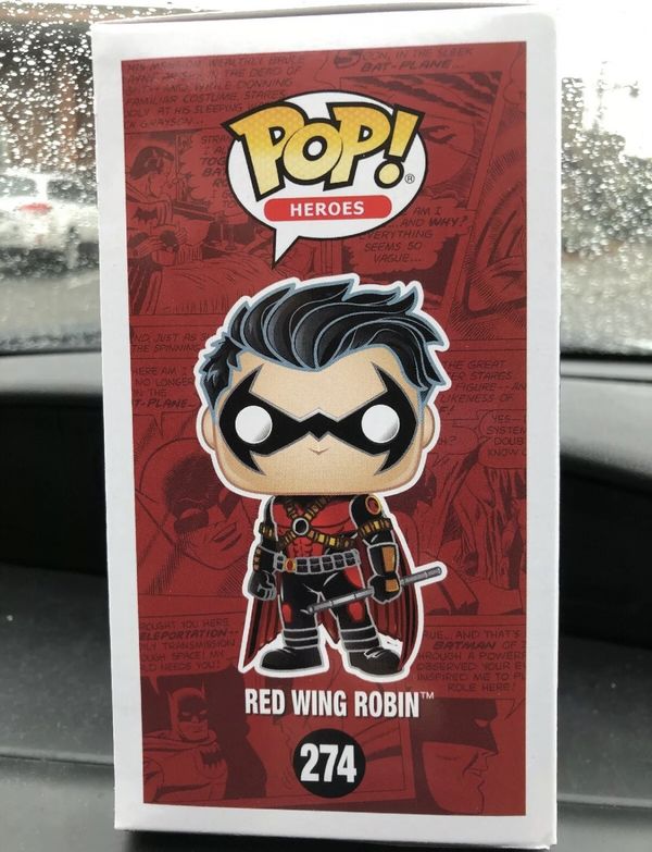 Funko Pop Dc Red Wing Robin Hot Topic Exclusive 274 For Sale In