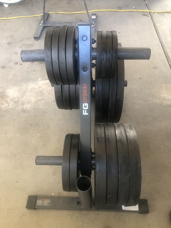 Olympic Weight Set - 450 Pounds for Sale in Gilbert, AZ - OfferUp