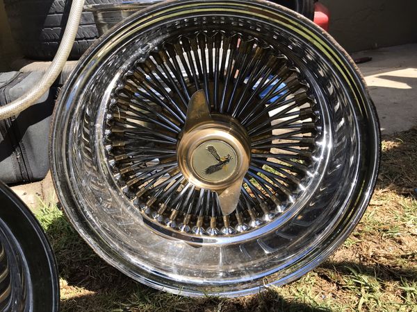 4 14x7 Dayton wire wheels lowrider for Sale in Oxnard, CA - OfferUp