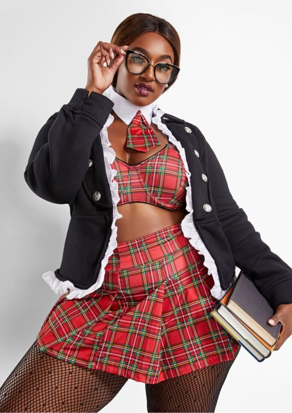 plus size schoolgirl outfit