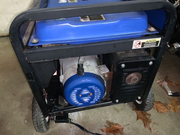 Chicago electric generator 6500 ratedwatts/ 7000 max watts portable ...