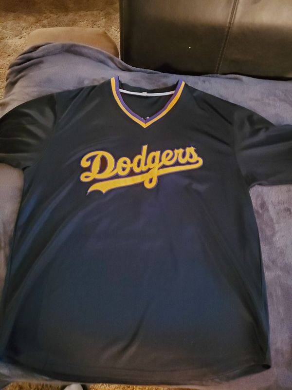 kobe dodgers jersey black