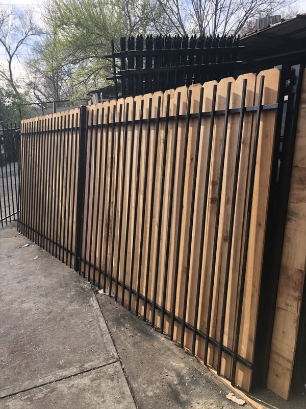 Iron fence panel/ 6x8/ 3/4”picket for Sale in Houston, TX OfferUp