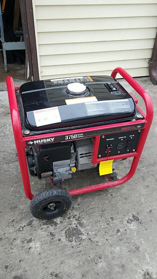 Husky generator 3750 watt / 4000 starting Watt for Sale in Des Plaines