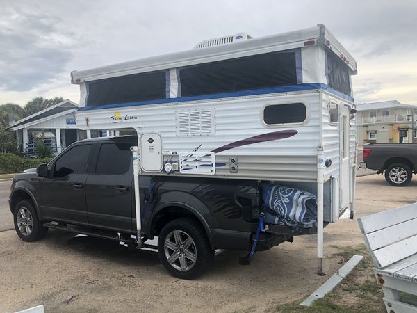Remodeled pop up truck camper! Fits short bed 1/2 ton! for Sale in ...