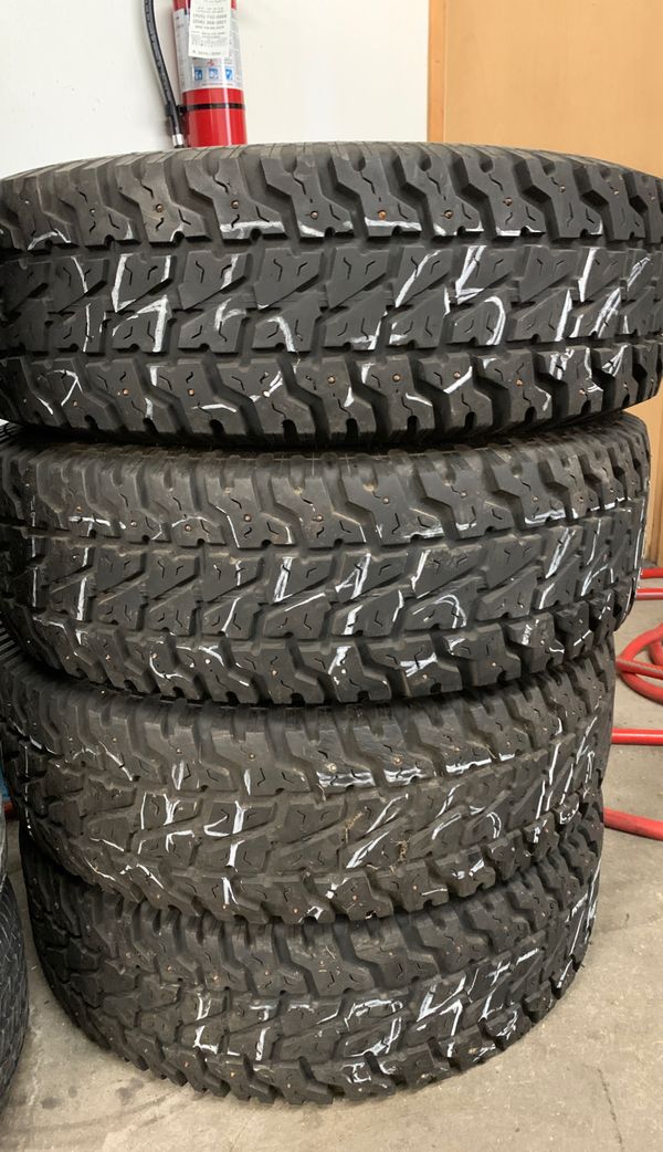 Set of 4 tires LT245/75r16 studded tires for Sale in Lynnwood, WA OfferUp