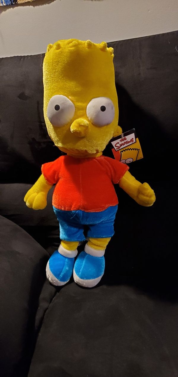 bart simpson plush universal studios