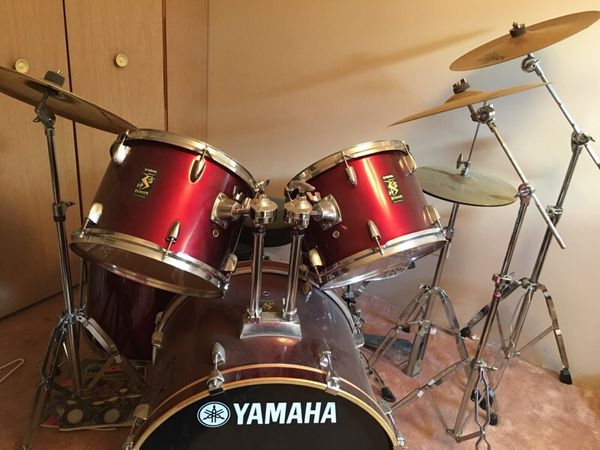 10 piece yamaha rydeen drum-set for sale in center line