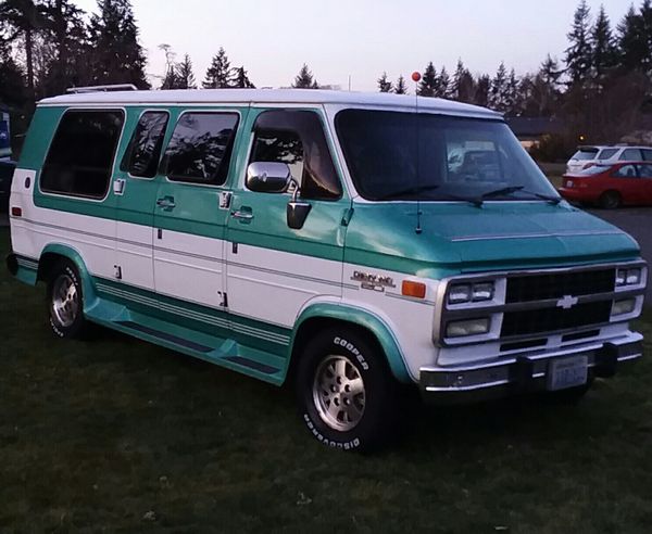 1994 chevy g20 conversion van specs