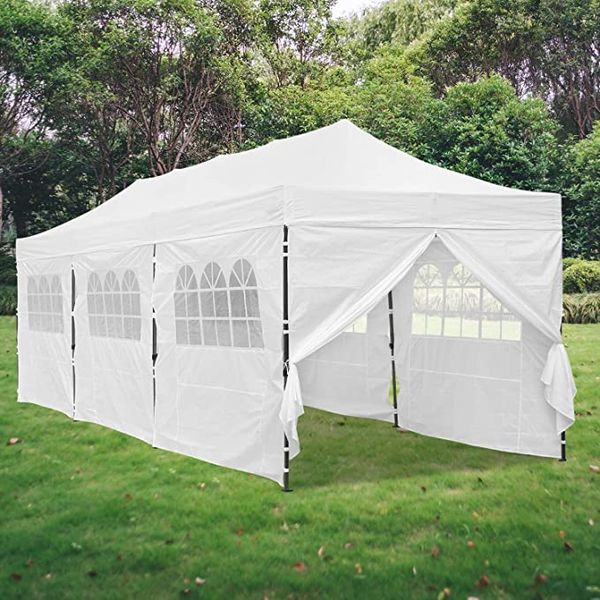 Brand New 10x30’ Waterproof Heavy Duty Easy POP Up Canopy Gazebo for