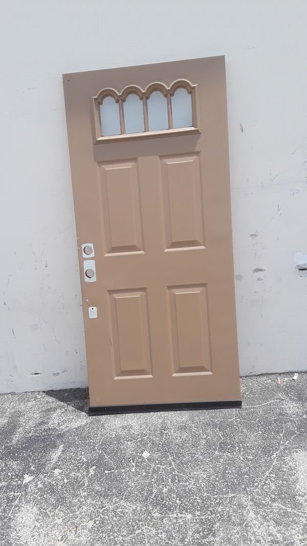 36x79 metal front door for Sale in Boca Raton, FL OfferUp