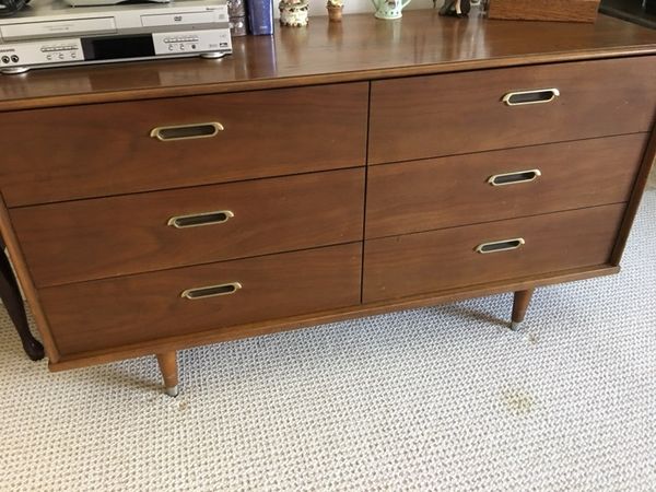 Bp John Furniture Corp Cir 1961 6 Drawer Dresser 5 Drawer