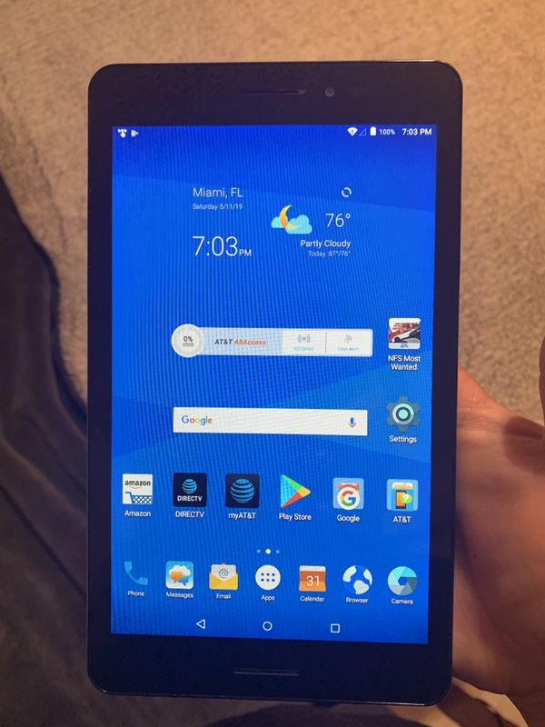 AT&T Tablet ZTE modelK88 for Sale in Miami, FL OfferUp
