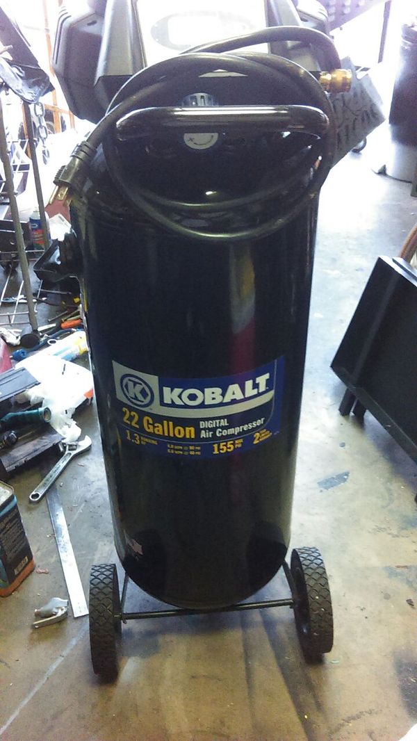 Kobalt 22 gallon digital air compressor for Sale in Gardena, CA OfferUp