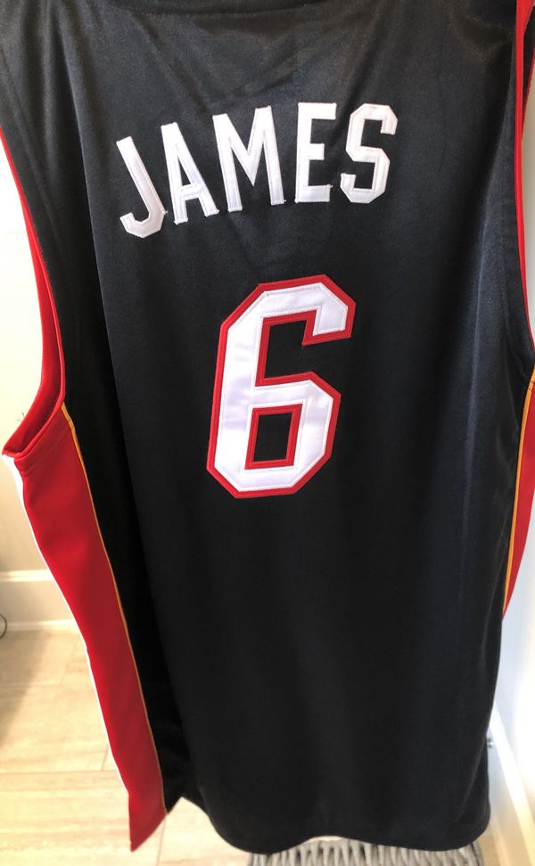 lebron james heat jersey