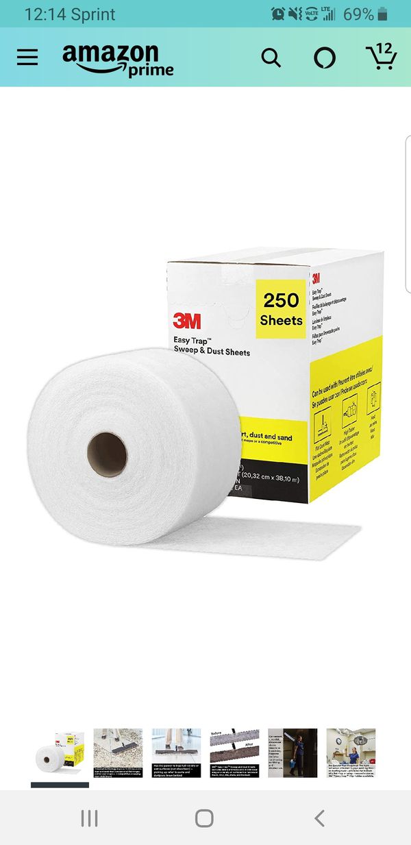 3m easy trap sweep and dust sheets