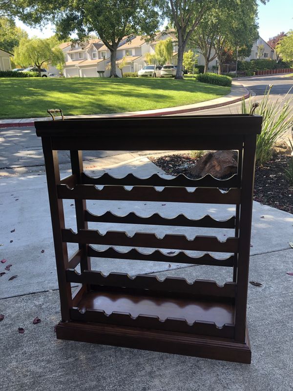Bombay Company Wine Rack w/ Removable Serving Tray for Sale in Dublin