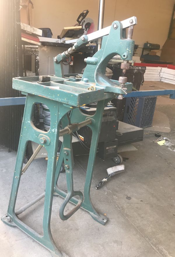 Snap Machine, Kick Press, Grommet, Eyelet Machine (Used) for Sale in Norwalk, CA OfferUp