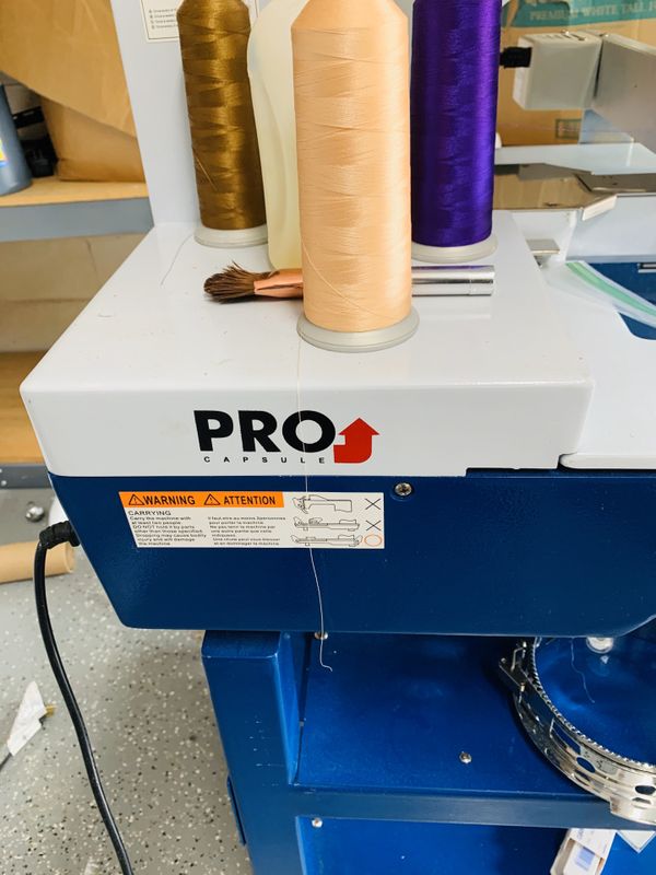 PRO Capsule 1501 II Single Head Embroidery Machine Commercial
