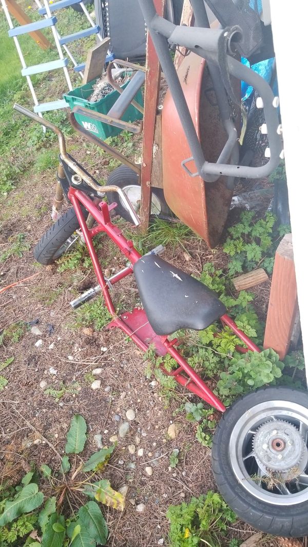 rolling mini bike frame