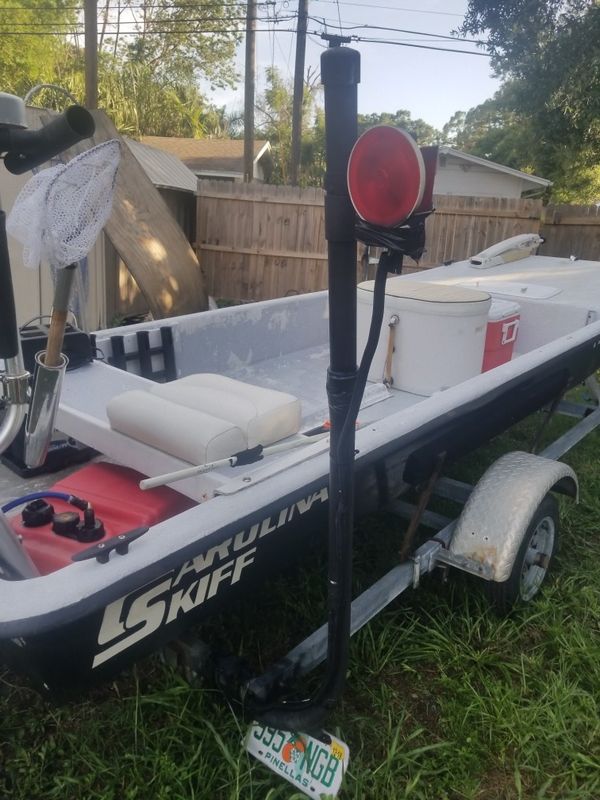16 ft Carolina skiff for Sale in Saint Petersburg, FL OfferUp