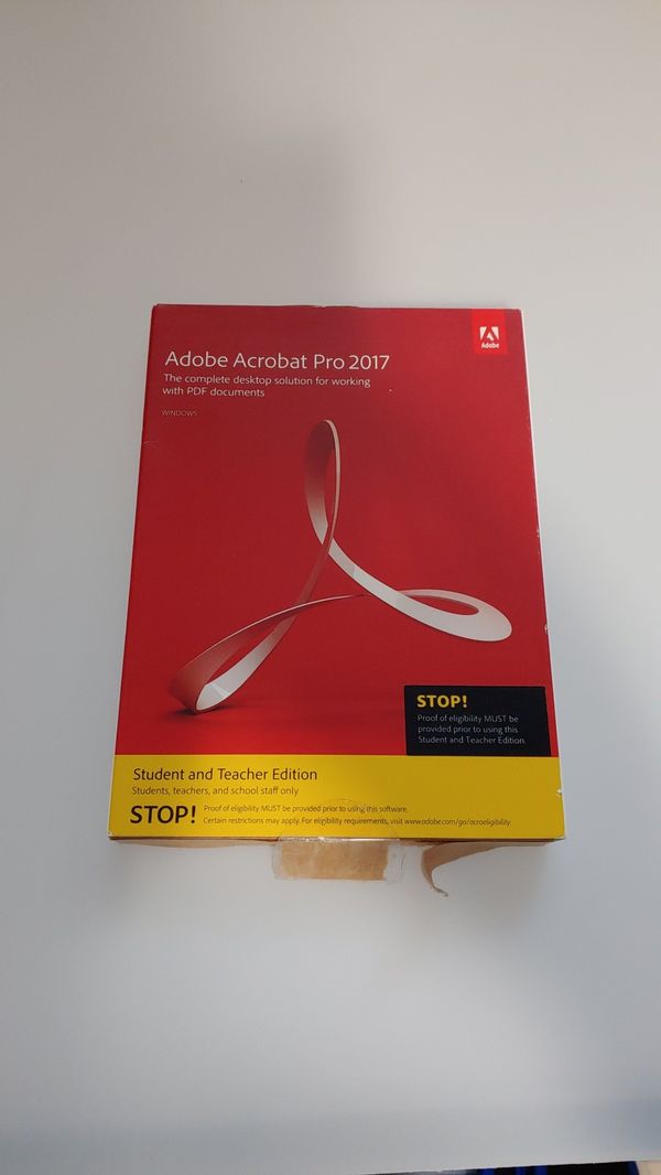 adobe acrobat pro dc student edition