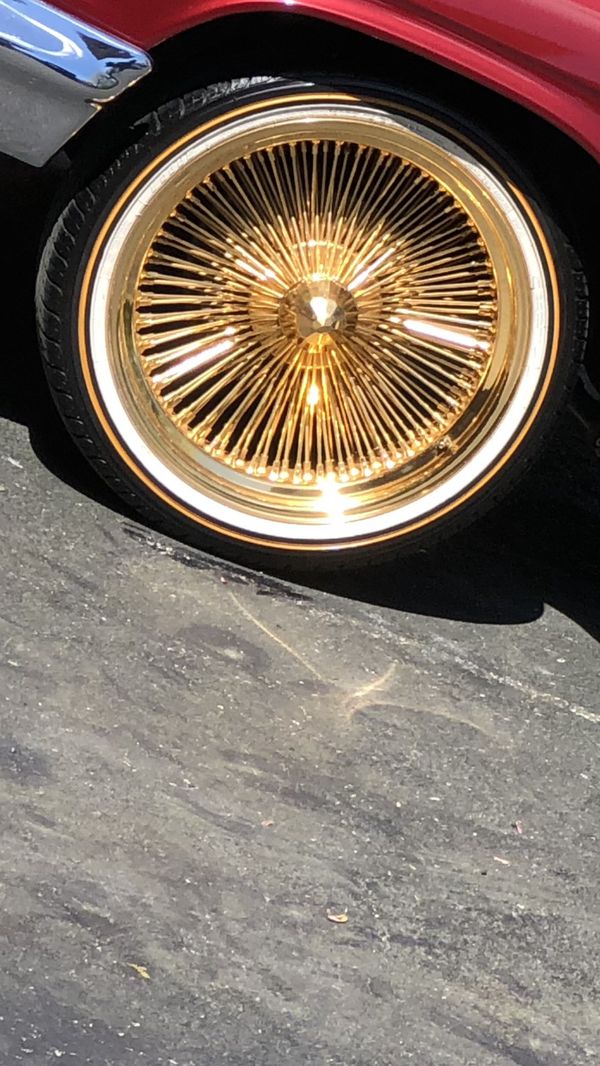 20 inch gold spoke rims