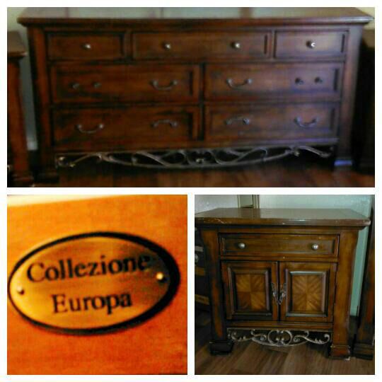 COLLEZIONE EUROPA dresser and nightstands for sale for ...